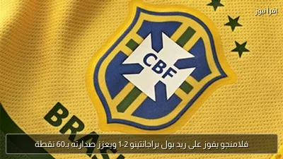 فلامنجو يفوز على ريد بول براجانتينو 2-1 ويعزز صدارته بـ60 نقطة