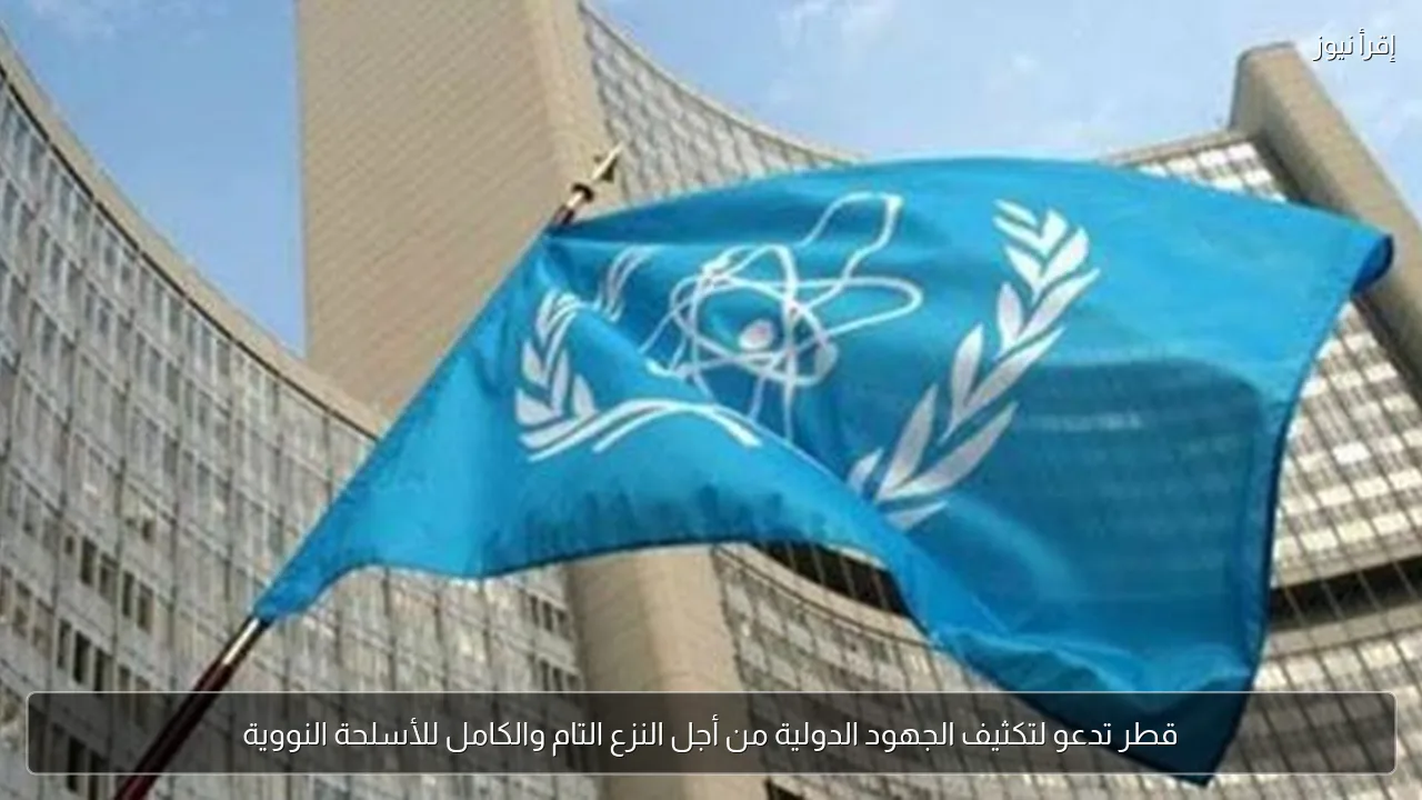 قطر تدعو لتكثيف الجهود الدولية من أجل النزع التام والكامل للأسلحة النووية