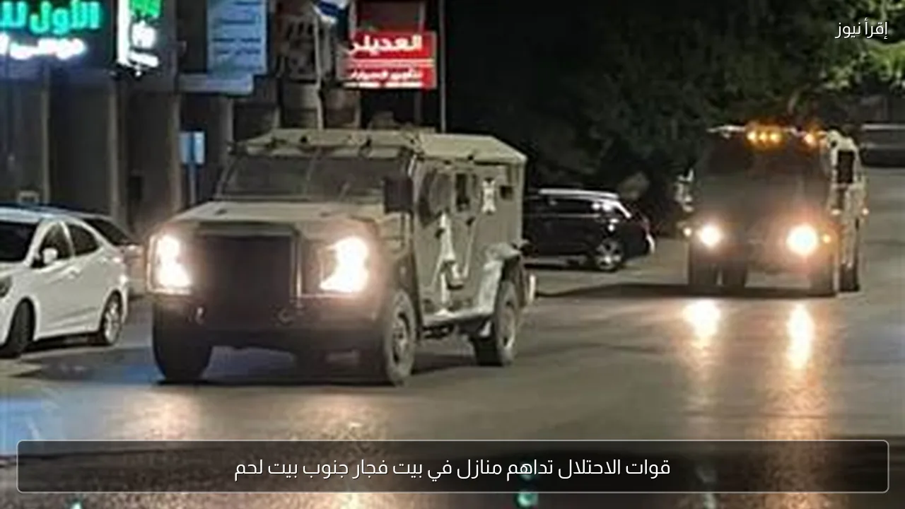 قوات الاحتلال تداهم منازل في بيت فجار جنوب بيت لحم