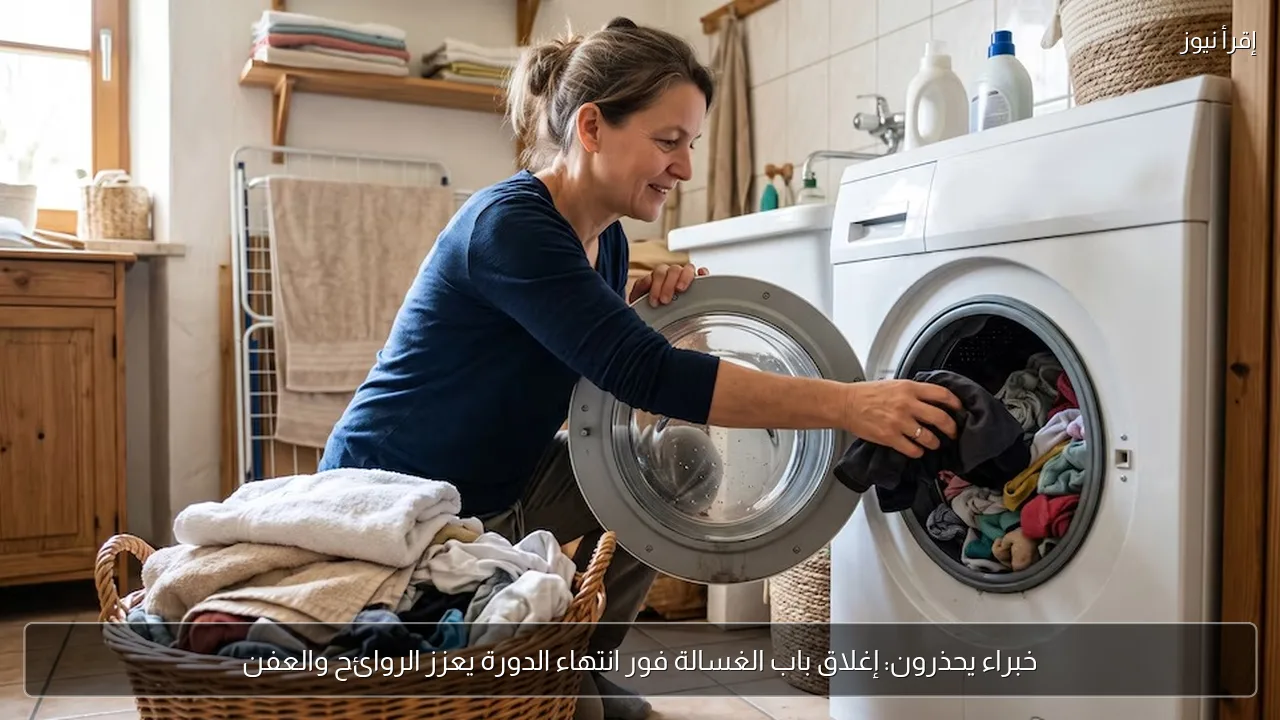 خبراء يحذرون: إغلاق باب الغسالة فور انتهاء الدورة يعزز الروائح والعفن