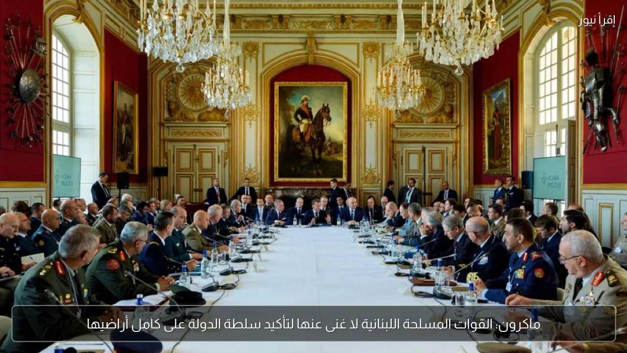 ماكرون: القوات المسلحة اللبنانية لا غنى عنها لتأكيد سلطة الدولة على كامل أراضيها