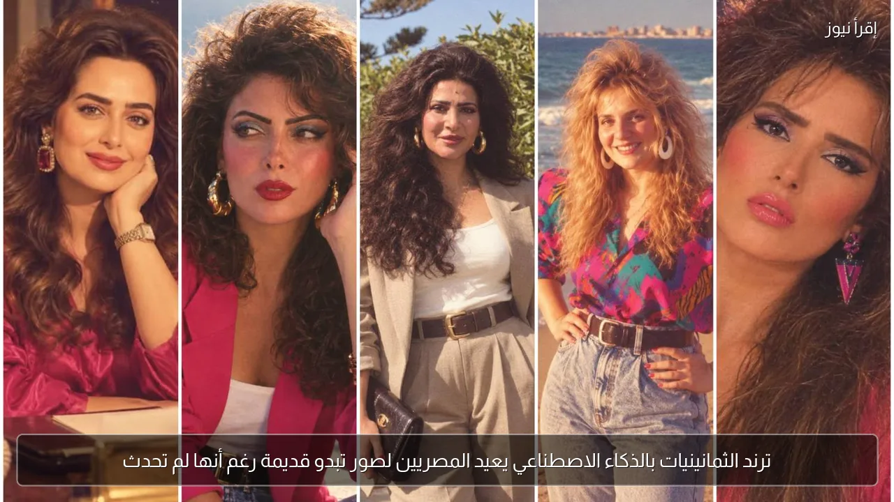 ترند الثمانينيات بالذكاء الاصطناعي يعيد المصريين لصور تبدو قديمة رغم أنها لم تحدث