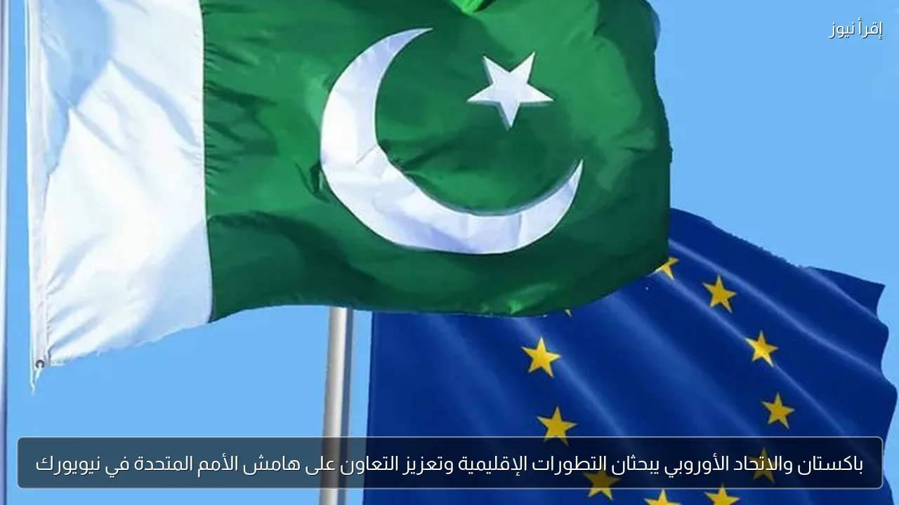 باكستان والاتحاد الأوروبي يبحثان التطورات الإقليمية وتعزيز التعاون على هامش الأمم المتحدة في نيويورك
