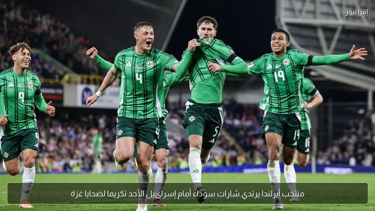 منتخب أيرلندا يرتدي شارات سوداء أمام إسرائيل الأحد تكريما لضحايا غزة