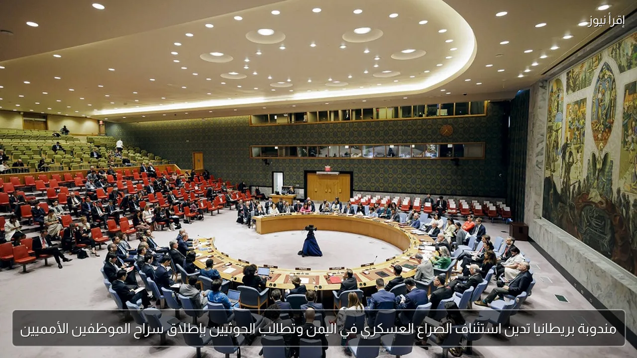 مندوبة بريطانيا تدين استئناف الصراع العسكري في اليمن وتطالب الحوثيين بإطلاق سراح الموظفين الأمميين