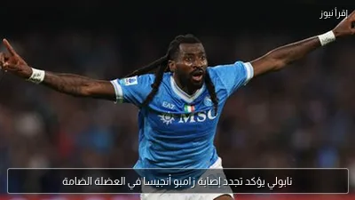 نابولي يؤكد تجدد إصابة زامبو أنجيسا في العضلة الضامة