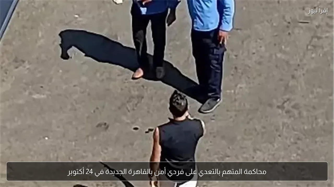 محاكمة المتهم بالتعدي على فردي أمن بالقاهرة الجديدة في 24 أكتوبر