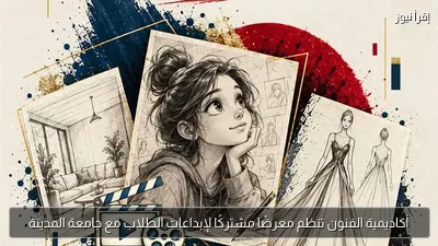 أكاديمية الفنون تنظم معرضًا مشتركًا لإبداعات الطلاب مع جامعة المدينة