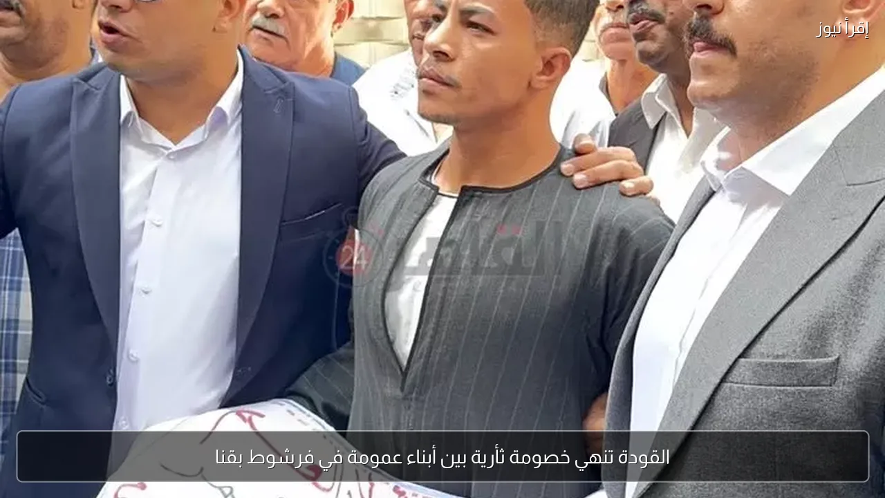 القودة تنهي خصومة ثأرية بين أبناء عمومة في فرشوط بقنا