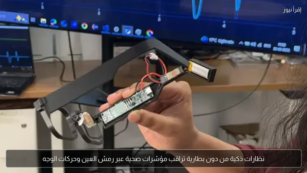 نظارات ذكية من دون بطارية تراقب مؤشرات صحية عبر رمش العين وحركات الوجه