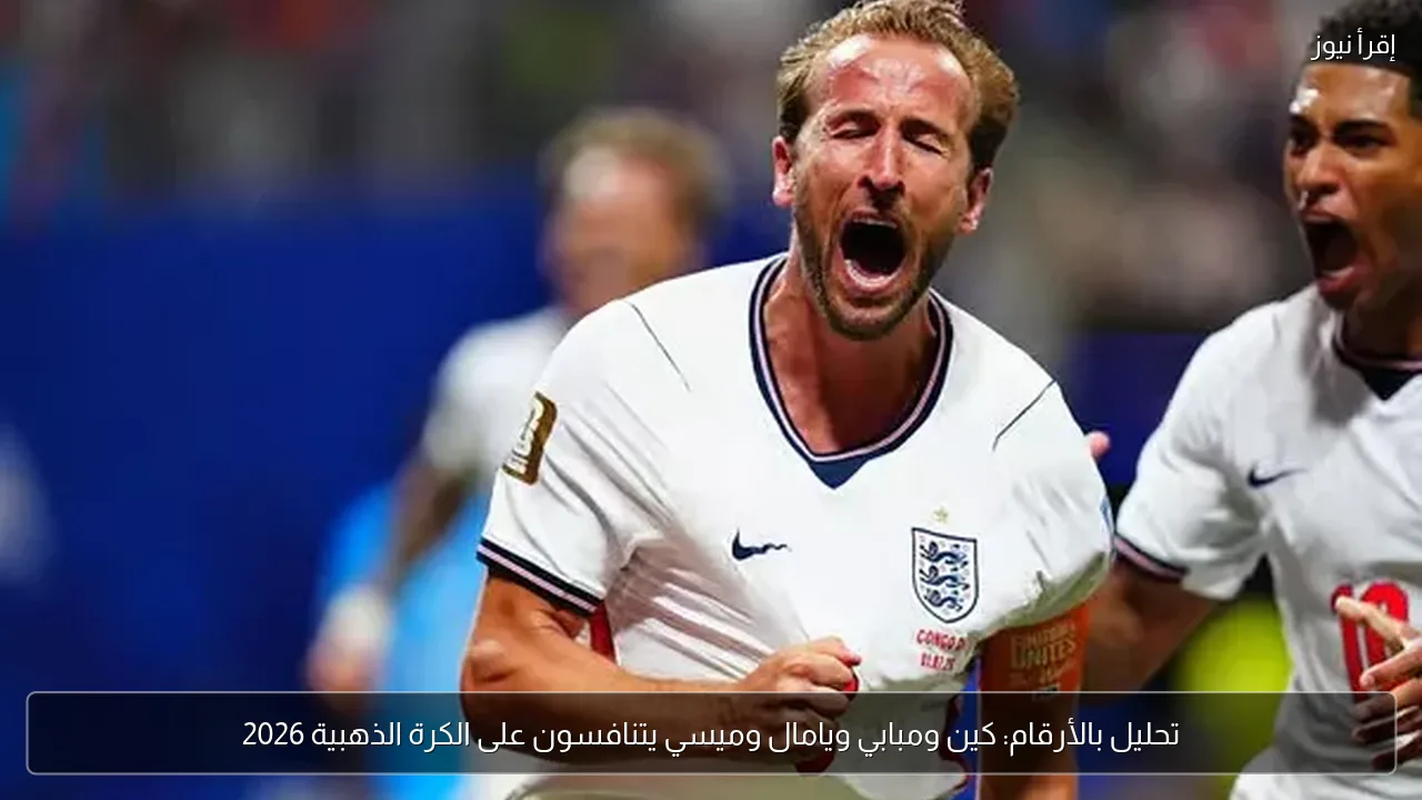 تحليل بالأرقام: كين ومبابي ويامال وميسي يتنافسون على الكرة الذهبية 2026