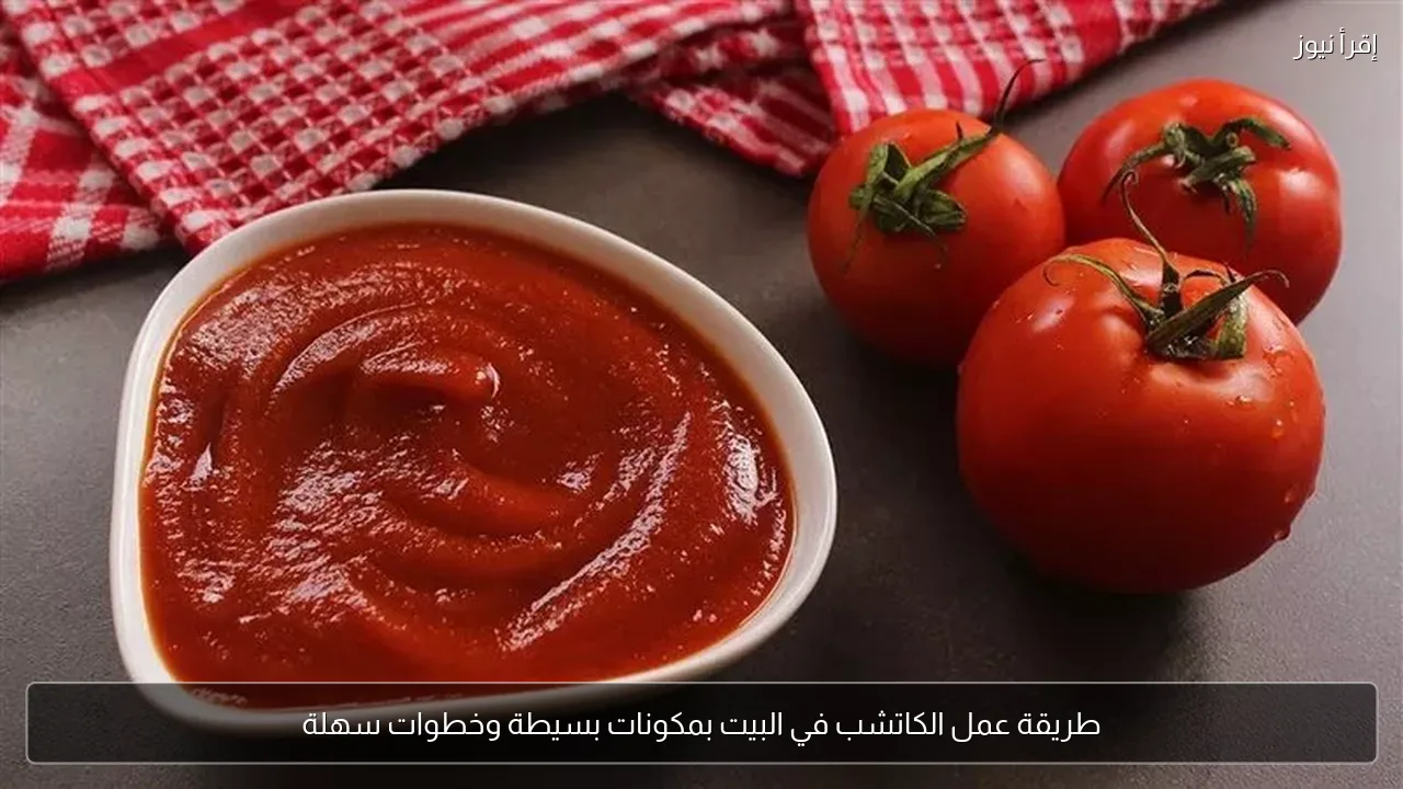 طريقة عمل الكاتشب في البيت بمكونات بسيطة وخطوات سهلة