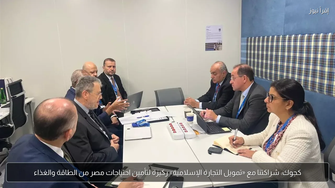 كجوك: شراكتنا مع «تمويل التجارة الإسلامية» ركيزة لتأمين احتياجات مصر من الطاقة والغذاء