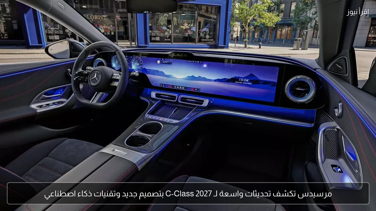 مرسيدس تكشف تحديثات واسعة لـ C-Class 2027 بتصميم جديد وتقنيات ذكاء اصطناعي