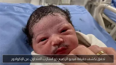 تحقق يكشف حقيقة فيديو الرضيع ذو الشارب المتداول عن الإكوادور