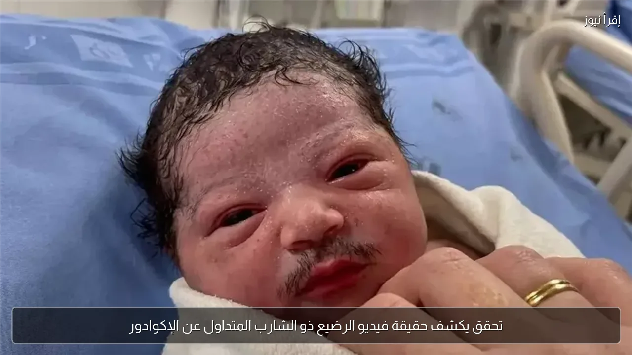 تحقق يكشف حقيقة فيديو الرضيع ذو الشارب المتداول عن الإكوادور