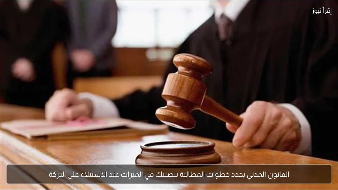 القانون المدني يحدد خطوات المطالبة بنصيبك في الميراث عند الاستيلاء على التركة