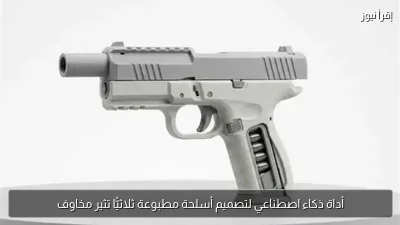 أداة ذكاء اصطناعي لتصميم أسلحة مطبوعة ثلاثيًّا تثير مخاوف