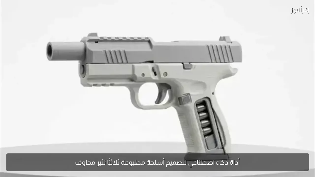 أداة ذكاء اصطناعي لتصميم أسلحة مطبوعة ثلاثيًّا تثير مخاوف