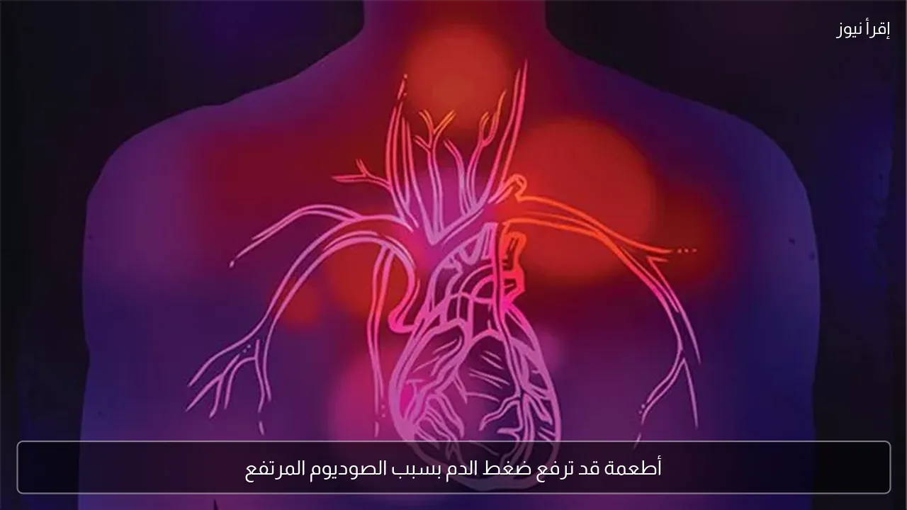 أطعمة قد ترفع ضغط الدم بسبب الصوديوم المرتفع