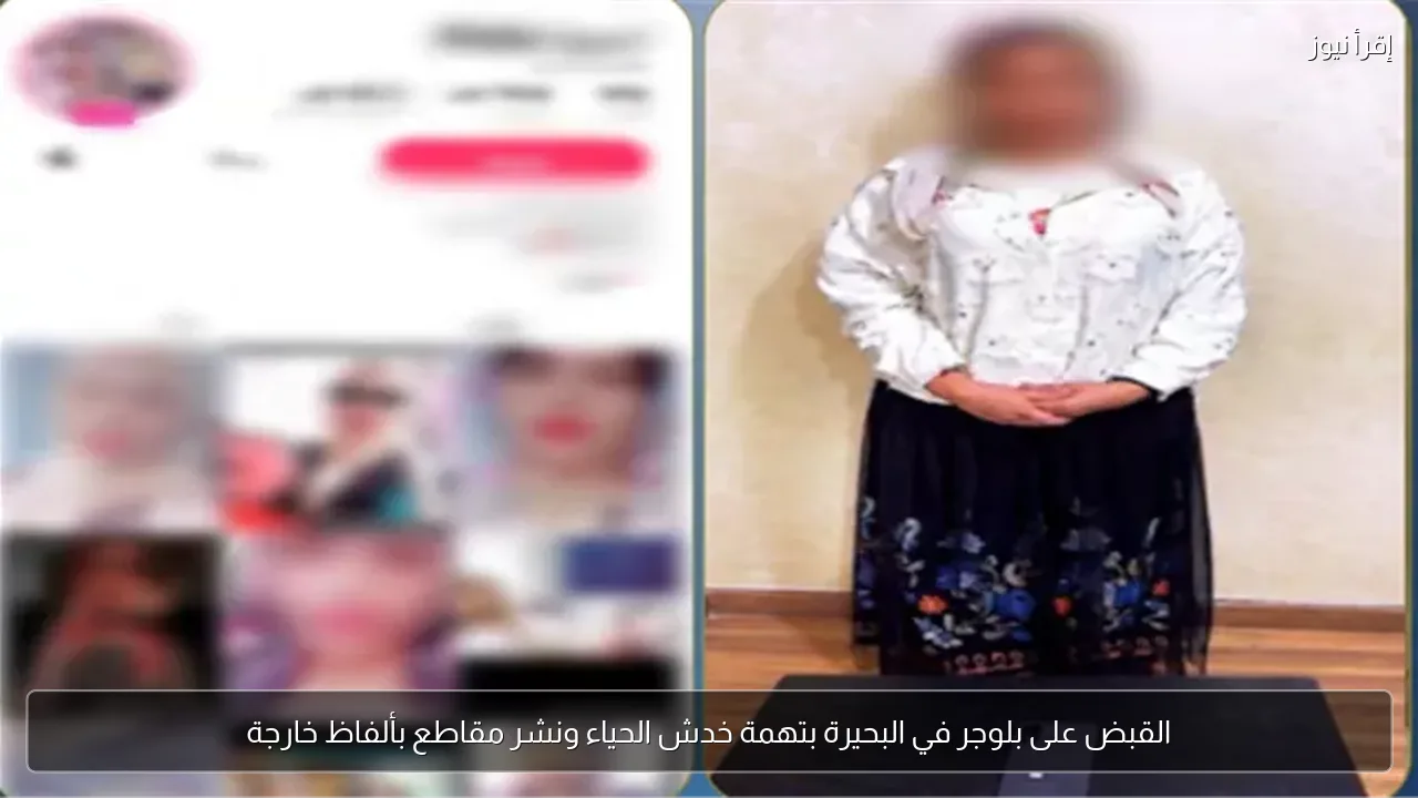 القبض على بلوجر في البحيرة بتهمة خدش الحياء ونشر مقاطع بألفاظ خارجة