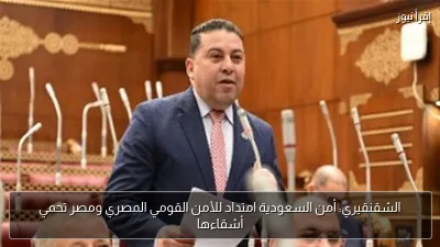 الشقنقيري: أمن السعودية امتداد للأمن القومي المصري ومصر تحمي أشقاءها