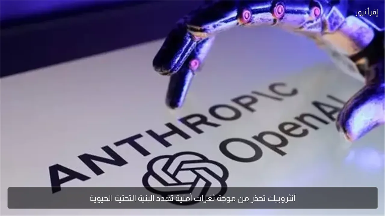 أنثروبيك تحذر من موجة ثغرات أمنية تهدد البنية التحتية الحيوية
