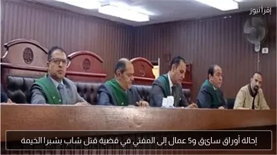 إحالة أوراق سائق و5 عمال إلى المفتي في قضية قتل شاب بشبرا الخيمة