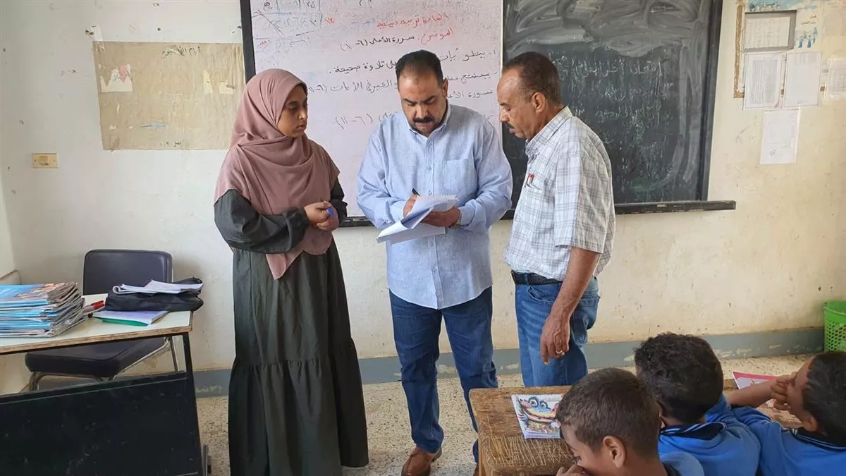 جولة وكيل وزارة التربية والتعليم بالأقصر