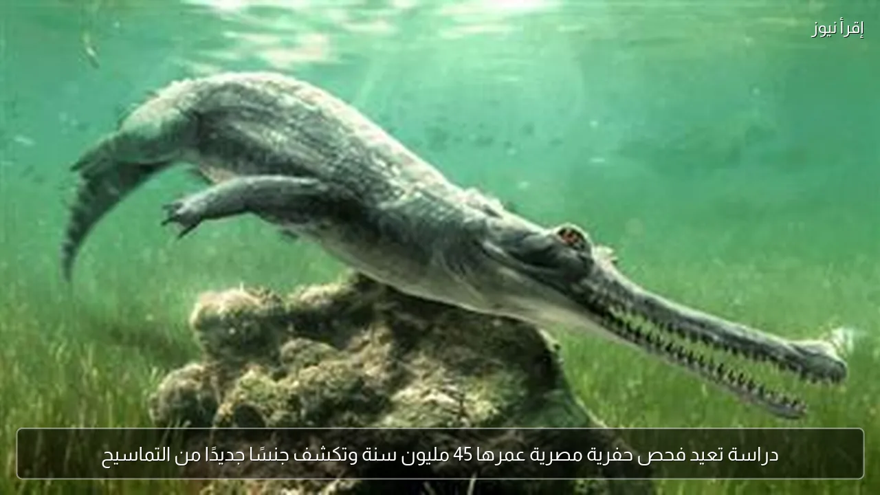 دراسة تعيد فحص حفرية مصرية عمرها 45 مليون سنة وتكشف جنسًا جديدًا من التماسيح