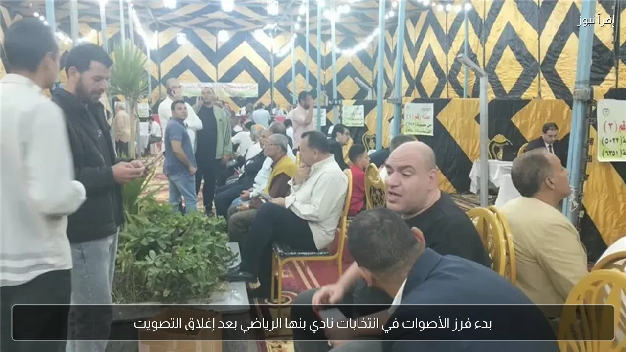 بدء فرز الأصوات في انتخابات نادي بنها الرياضي بعد إغلاق التصويت