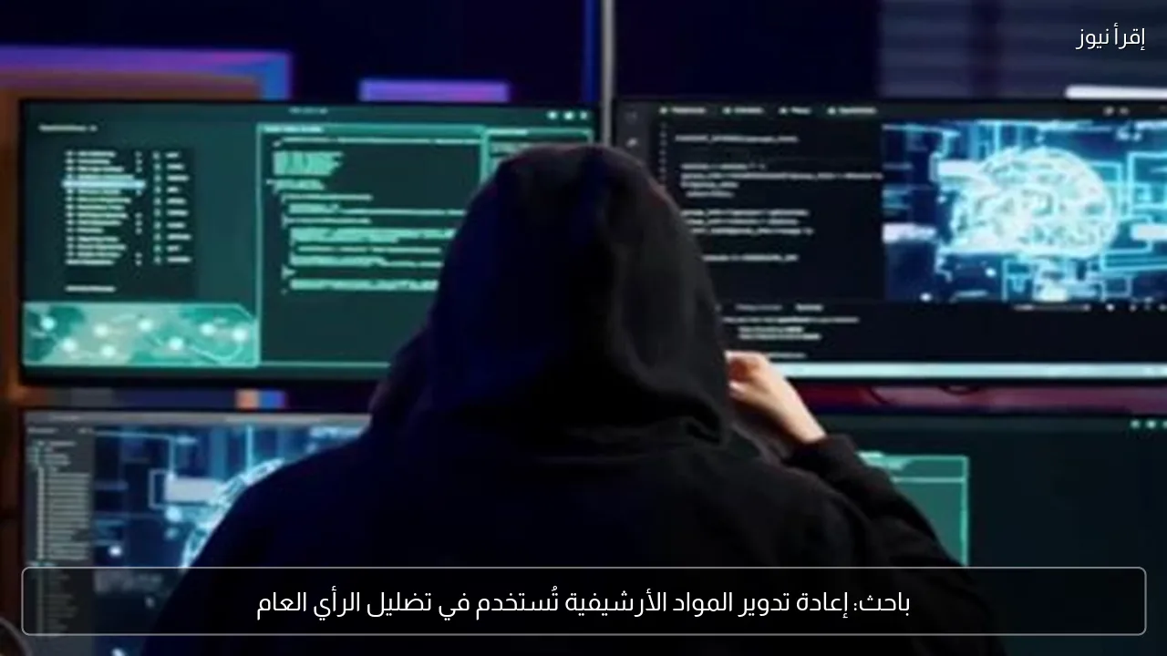 باحث: إعادة تدوير المواد الأرشيفية تُستخدم في تضليل الرأي العام