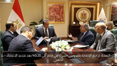 الصحة: تراجع الإصابة بفيروس «سي» في مصر إلى 0.28% بعد تجديد الاعتماد الذهبي