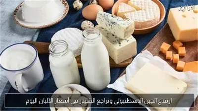 ارتفاع الجبن الإسطنبولي وتراجع الشيدر في أسعار الألبان اليوم