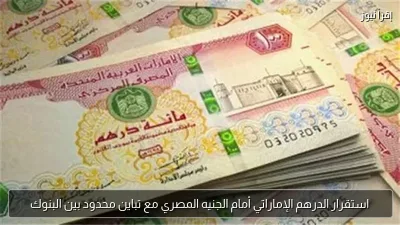 استقرار الدرهم الإماراتي أمام الجنيه المصري مع تباين محدود بين البنوك