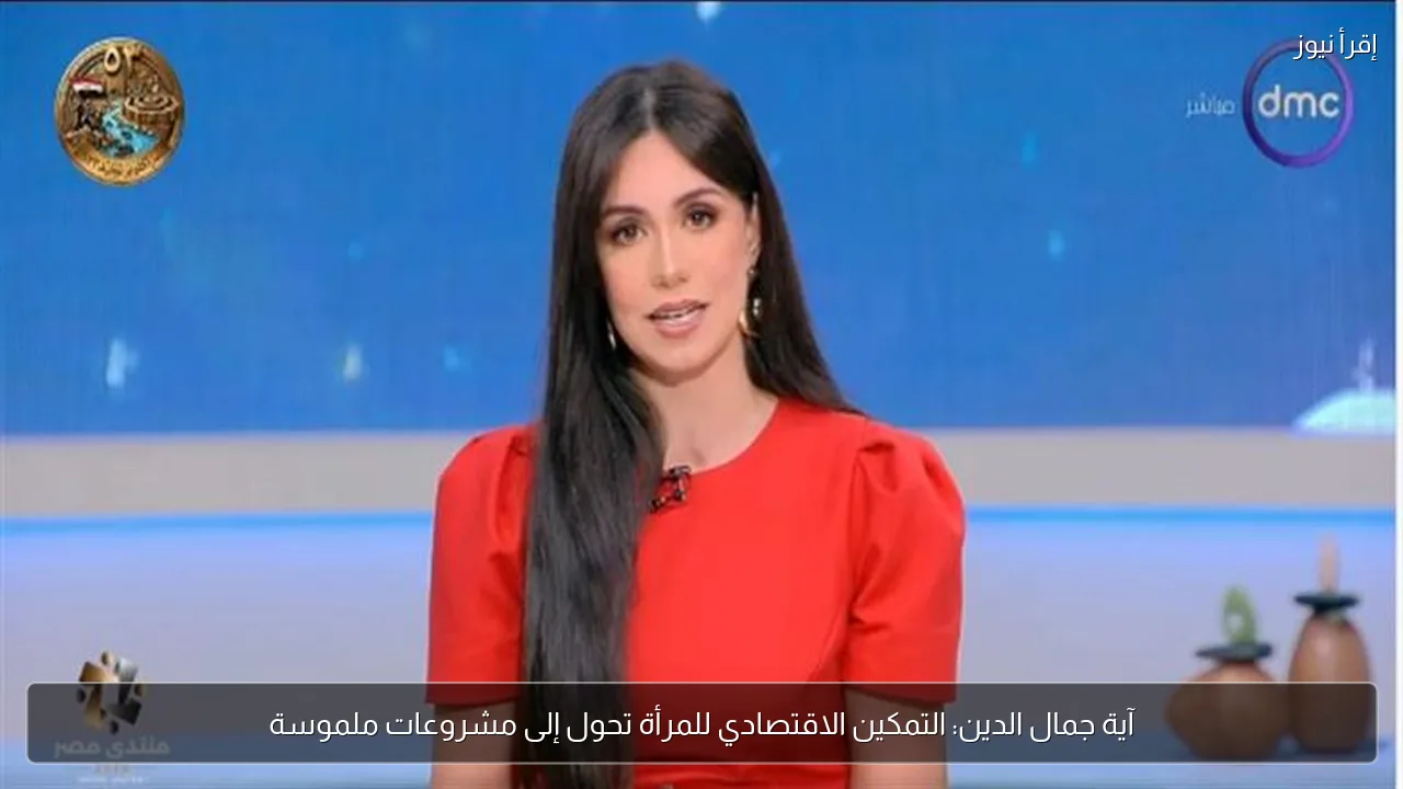 آية جمال الدين: التمكين الاقتصادي للمرأة تحول إلى مشروعات ملموسة