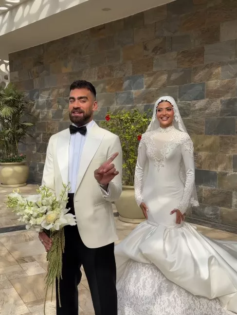 الإعلامية هند فاروق تحتفل بزفافها على البلوجر محمد مكاوي