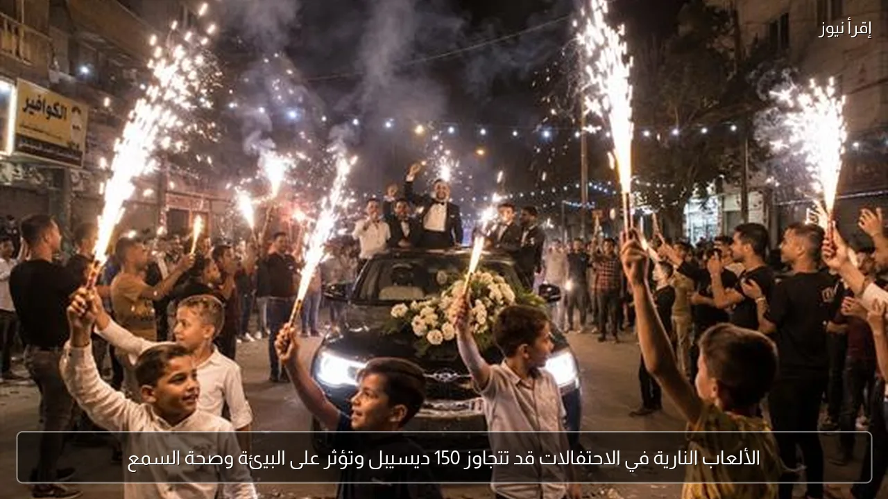 الألعاب النارية في الاحتفالات قد تتجاوز 150 ديسيبل وتؤثر على البيئة وصحة السمع