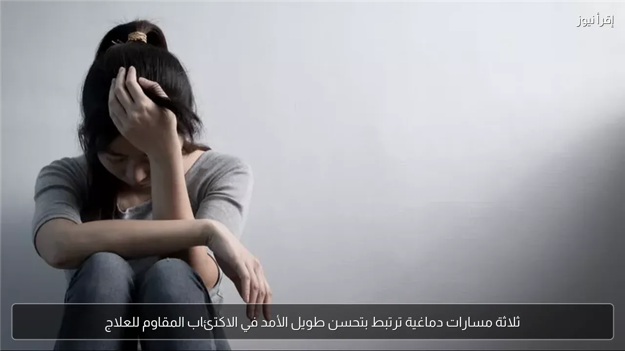 ثلاثة مسارات دماغية ترتبط بتحسن طويل الأمد في الاكتئاب المقاوم للعلاج