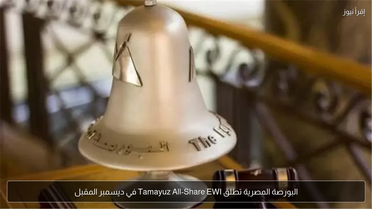 البورصة المصرية تطلق Tamayuz All-Share EWI في ديسمبر المقبل