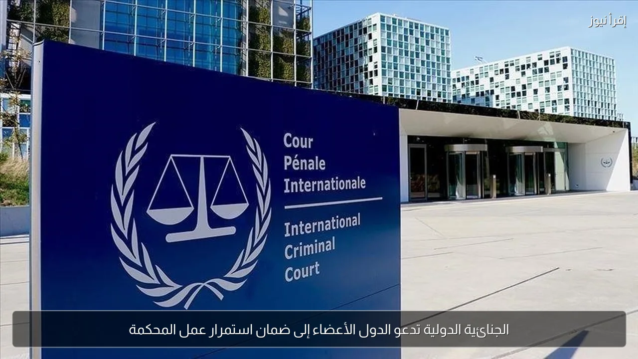 الجنائية الدولية تدعو الدول الأعضاء إلى ضمان استمرار عمل المحكمة