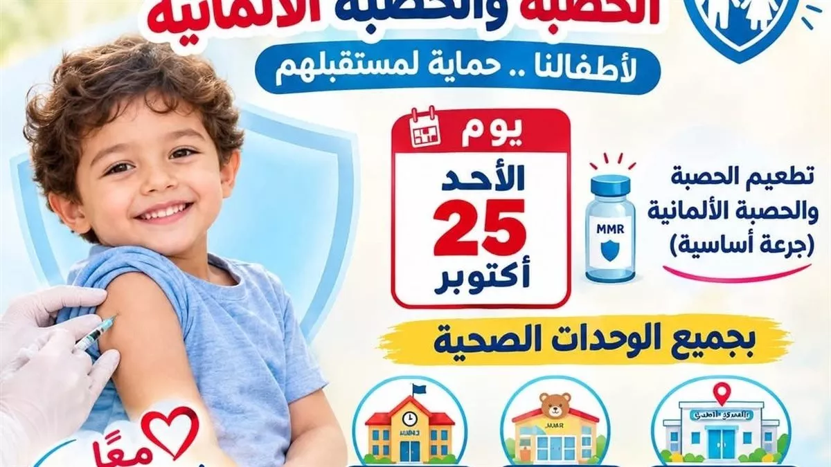 الحملة القومية للتطعيم ضد الحصبة والحصبة الألمانية 2026