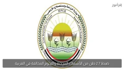 ضبط 2.7 طن من الأسماك المدخنة واللحوم المخالفة في الغربية