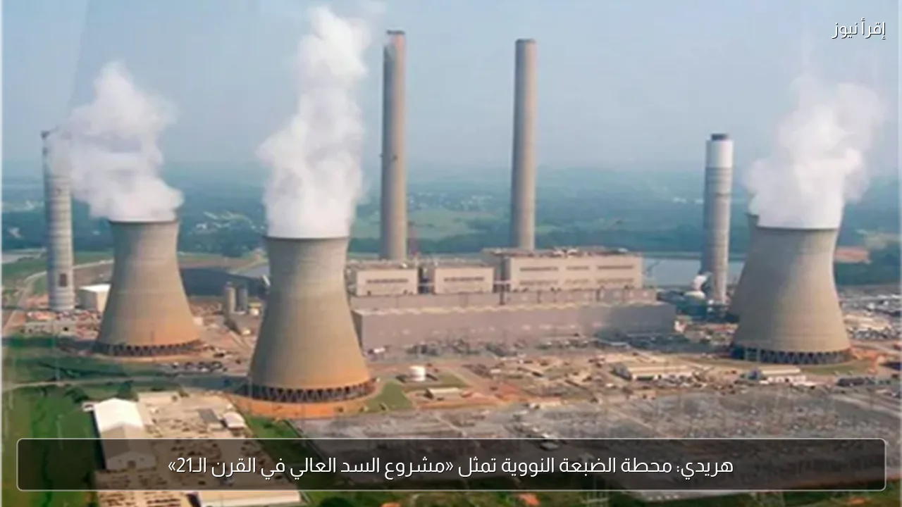 هريدي: محطة الضبعة النووية تمثل «مشروع السد العالي في القرن الـ21»