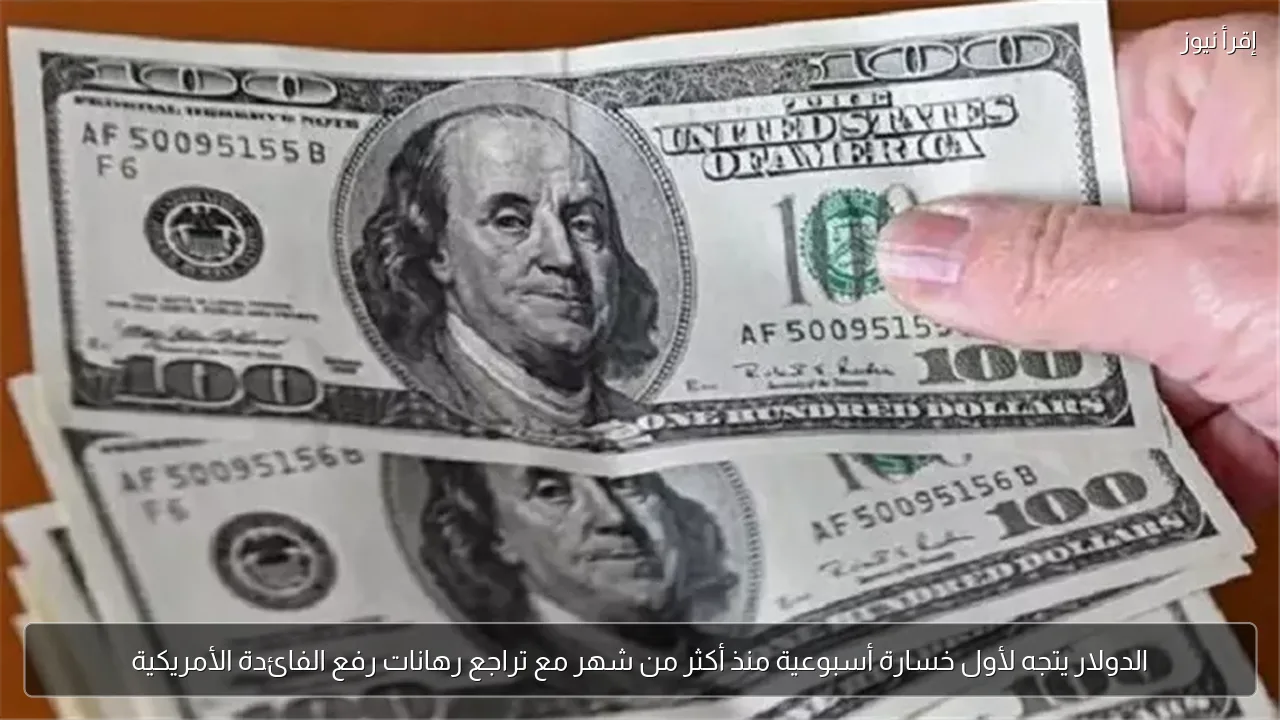 الدولار يتجه لأول خسارة أسبوعية منذ أكثر من شهر مع تراجع رهانات رفع الفائدة الأمريكية