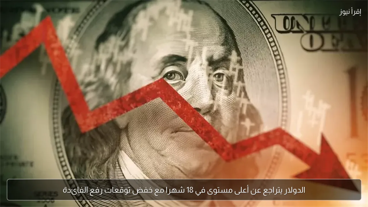 الدولار يتراجع عن أعلى مستوى في 18 شهرا مع خفض توقعات رفع الفائدة
