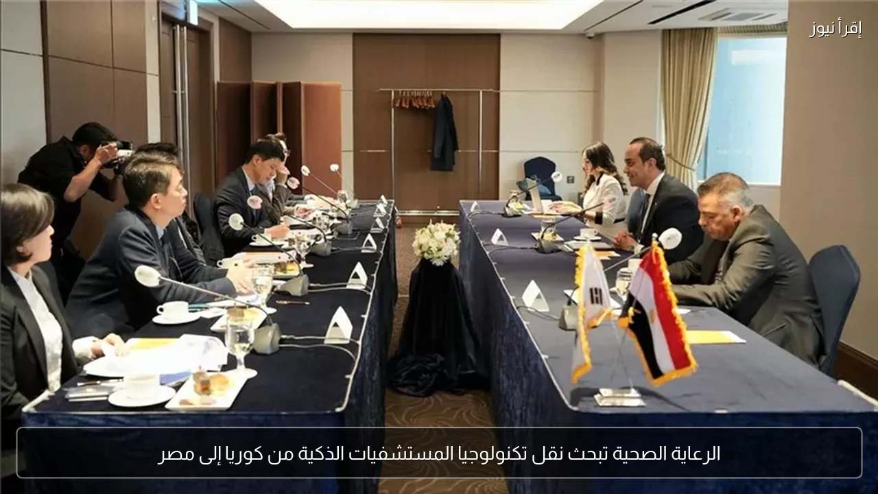 الرعاية الصحية تبحث نقل تكنولوجيا المستشفيات الذكية من كوريا إلى مصر