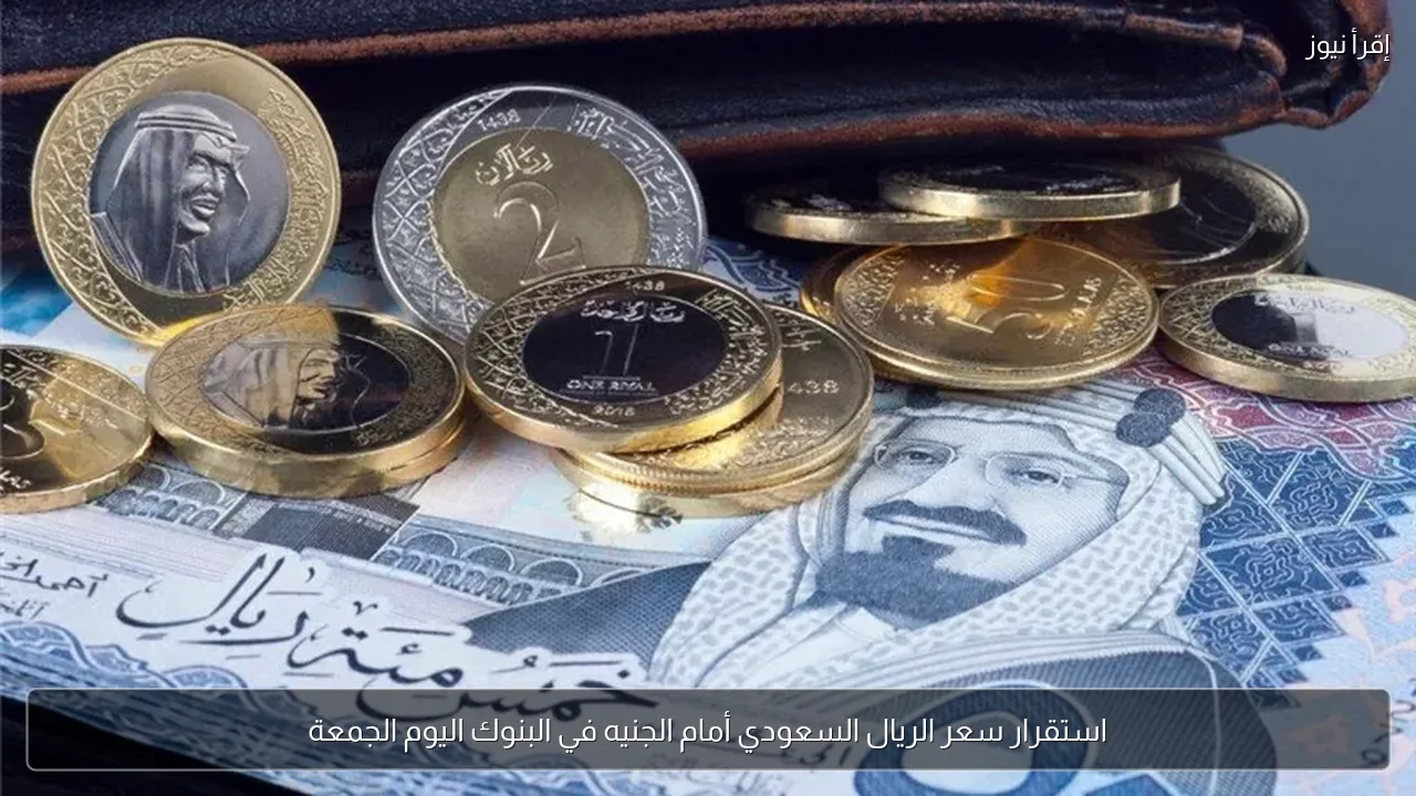 استقرار سعر الريال السعودي أمام الجنيه في البنوك اليوم الجمعة