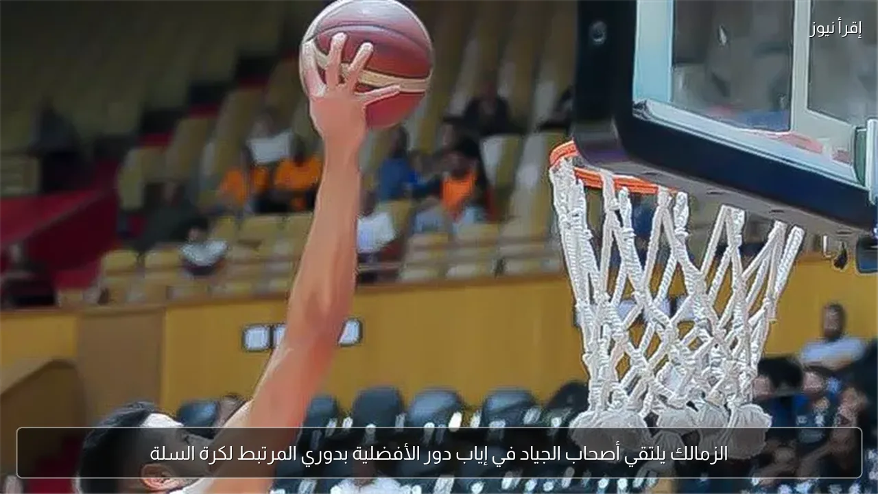 الزمالك يلتقي أصحاب الجياد في إياب دور الأفضلية بدوري المرتبط لكرة السلة