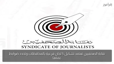 نقابة الصحفيين تعتمد تشكيل 5 لجان فرعية بالمحافظات وتحدد ضوابط عملها
